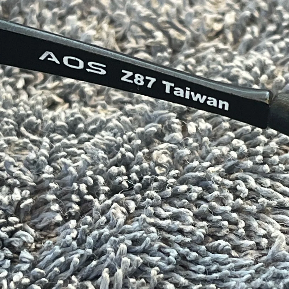 AOS Z87 Forge Black Sunglasses with Yellow Lenses